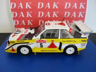 Die cast 1/18 Modellino Auto Audi Quattro S1 Rally Sanremo 1985 W.Rohrl