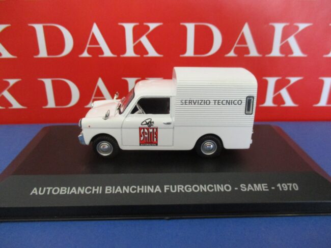 Die cast 1/43 Modellino Auto Autobianchi Bianchina Furgonata Servizio Same 1970 - immagine 2