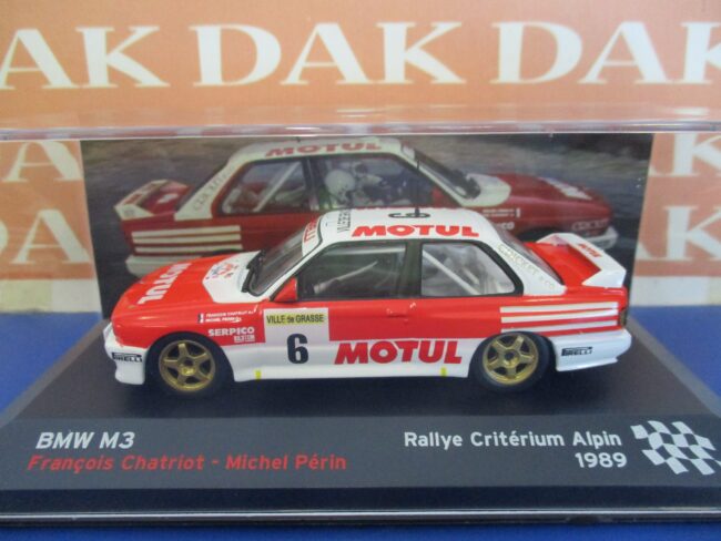 Die cast 1/43 Modellino Auto BMW M3 Rally Criterium Alpin 1989 F.Chatriot - immagine 4