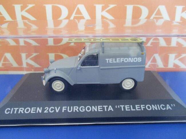 Die cast 1/43 Modellino Auto Pubblicitaria Citroen 2CV Furgonata Telefonica - immagine 4