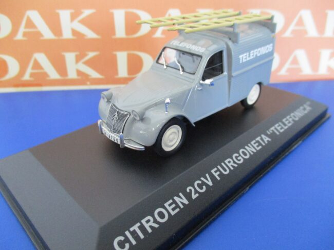 Die cast 1/43 Modellino Auto Pubblicitaria Citroen 2CV Furgonata Telefonica - immagine 2