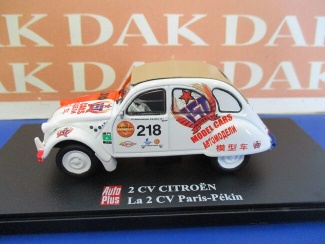 Die cast 1/43 Modellino auto Citroen 2CV Parigi - Pechino
