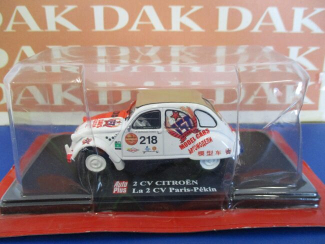 Die cast 1/43 Modellino auto Citroen 2CV Parigi - Pechino - immagine 4