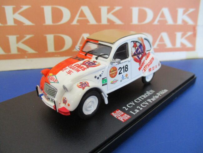 Die cast 1/43 Modellino auto Citroen 2CV Parigi - Pechino - immagine 2