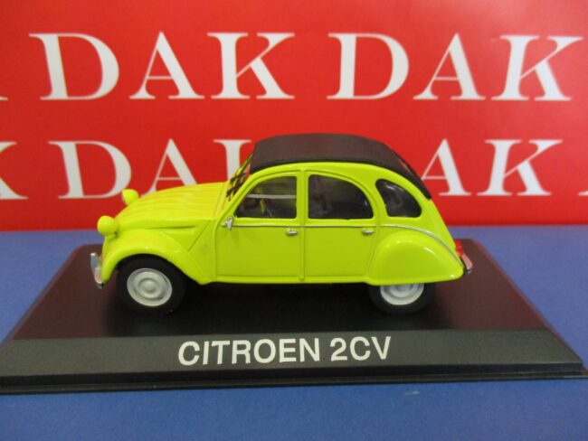 Die cast 1/43 Modellino Auto Citroen 2CV gialla - immagine 2