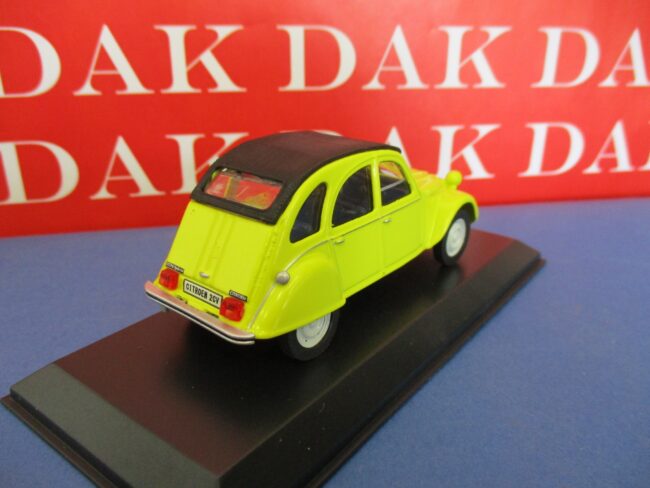 Die cast 1/43 Modellino Auto Citroen 2CV gialla - immagine 3