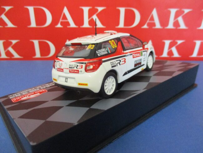 Die cast 1/43 Modellino Auto Citroen DS3 R3 Rally Monte Carlo 2013 A. Crugnola - immagine 3