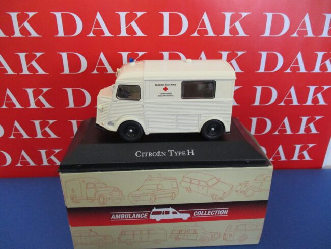 Die cast 1/43 Modellino Furgone Ambulanza Citroen Type H DRK - immagine 4