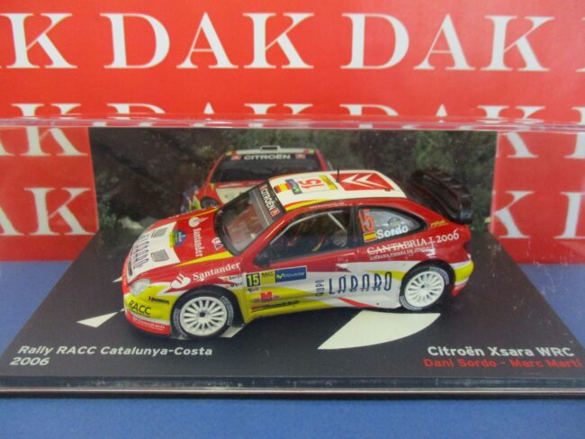 Die cast 1/43 Modellino Auto Citroen Xsara WRC Rally RACC Catalunya 2006 D.Sordo - immagine 4