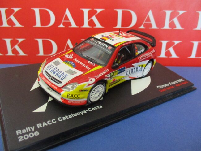 Die cast 1/43 Modellino Auto Citroen Xsara WRC Rally RACC Catalunya 2006 D.Sordo