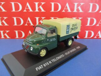 Die cast 1/43 Modellino Furgone Pubblicitario Fiat 615 N Telonato Olio Sasso