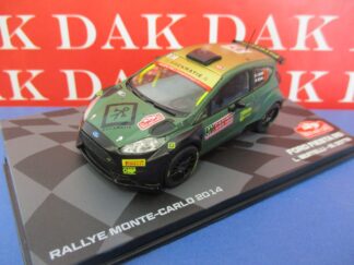 Die cast 1/43 Modellino Auto Ford Fiesta R5 Rally Monte Carlo 2014 L. Bertelli