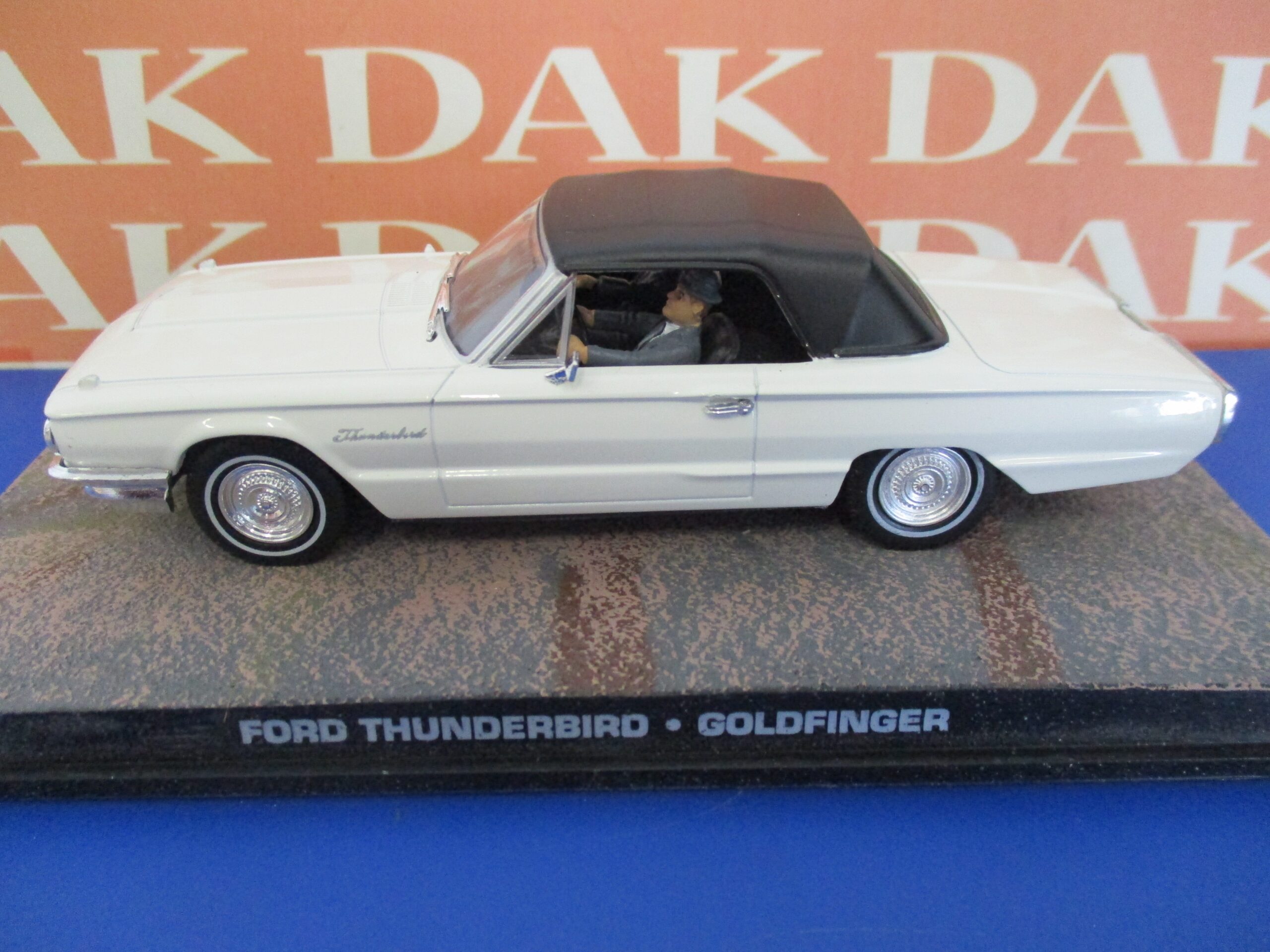 Die cast 1/43 Modellino Auto 007 James Bond Ford Thunderbird - Goldfinger