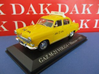 Die cast 1/43 Modellino Auto Taxi Gaz M-21 Volga Mosca 1955