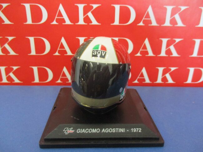 1/5 Modellino Casco Helmet Moto GP Giacomo Agostini 1972