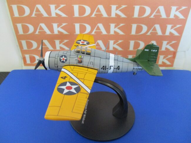 Die cast 1/72 Modellino Aereo Grumman F4F Wildcat USN Black Aces USS Ranger - immagine 2