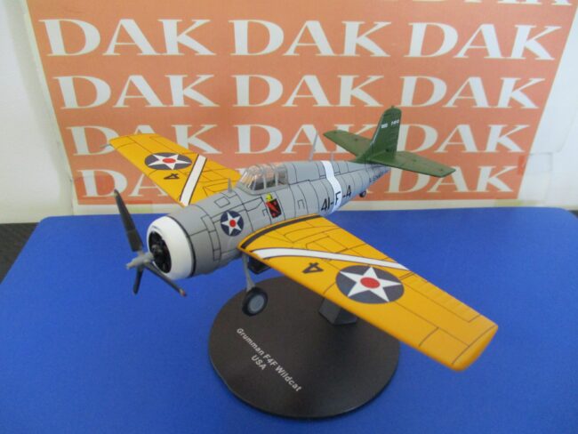 Die cast 1/72 Modellino Aereo Grumman F4F Wildcat USN Black Aces USS Ranger