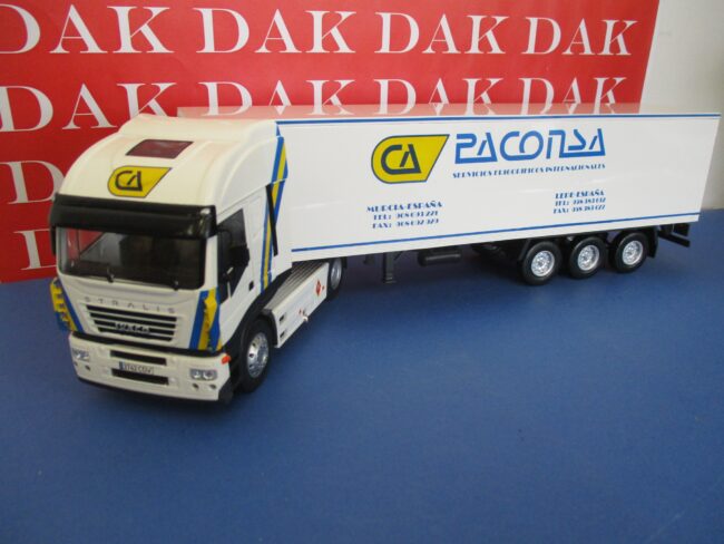 Die cast 1/43 Modellino Camion Truck Iveco Stralis Paconda 2002