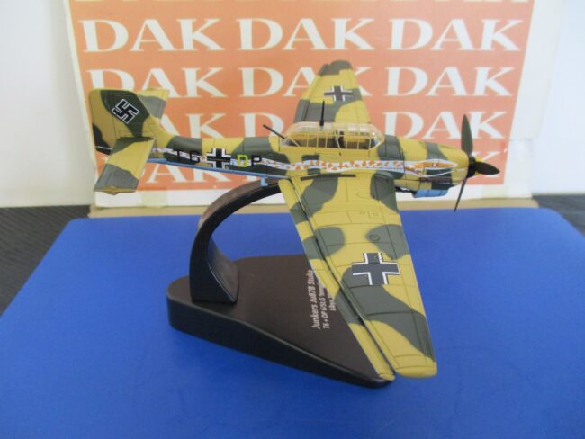 Die cast 1/72 Modellino Aereo Junkers Ju 87B Stuka T6 + DP 6/St.G2 Immelmann - immagine 2