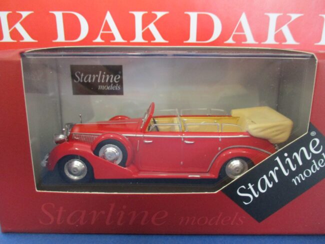 Die cast 1/43 Modellino Auto Lancia Astura IV Serie Ministeriale 1938 red - immagine 4