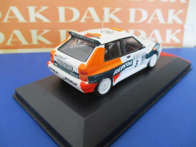 Die cast 1/43 Modellino Auto Lancia Delta Int. HF Rally Acropolis 1993 C.Sainz - immagine 3