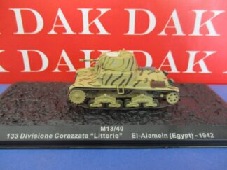Die cast 1/72 Modellino Carro Armato Tank M 13/40 Div. Littorio El Alamein 1942