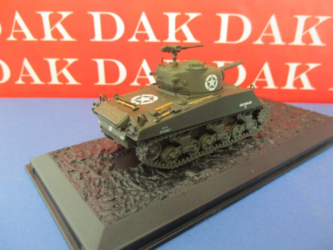 Die cast 1/72 Modellino Carro Armato Tank M4A3 Sherman 756th Bat. France 1945 - immagine 3