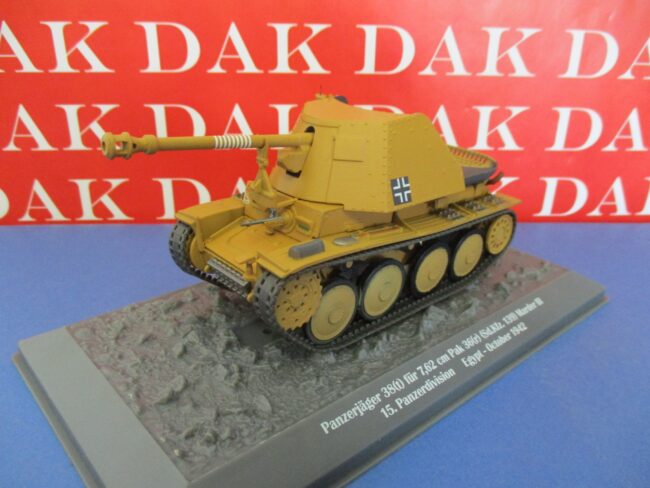 Die cast 1/43 Modellino Carro Armato Tank Marder III 15 Panzer Div. Egypt 1942 - immagine 2
