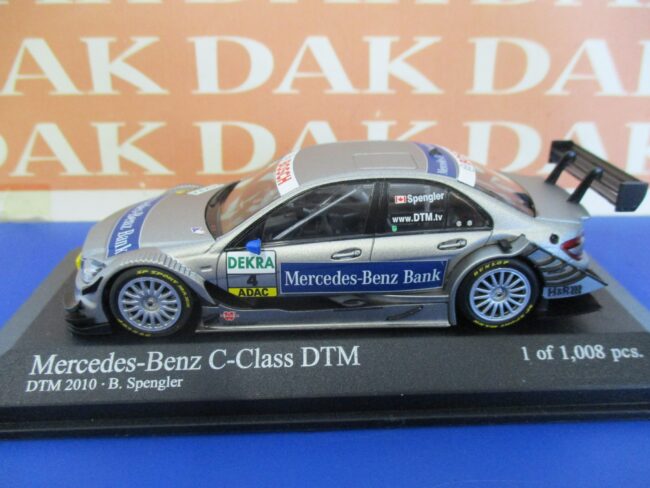 Die cast 1/43 Modellino auto Mercedes C-Class DTM 2010 B.Spengler by Minichamps - immagine 2