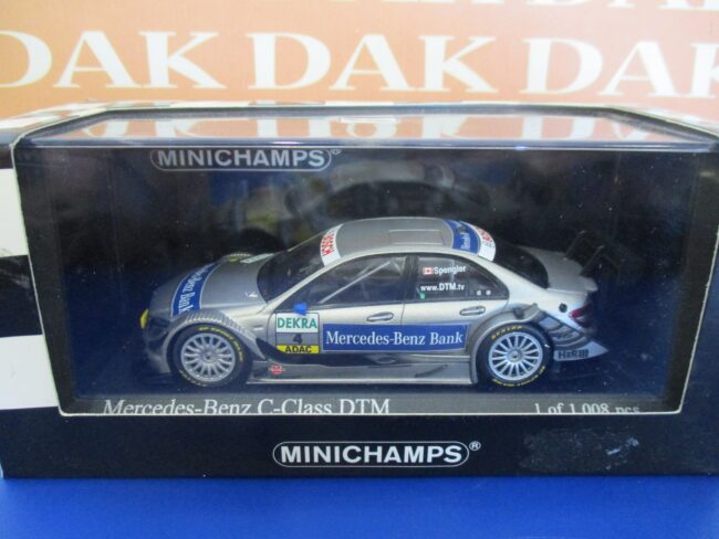 Die cast 1/43 Modellino auto Mercedes C-Class DTM 2010 B.Spengler by Minichamps - immagine 4