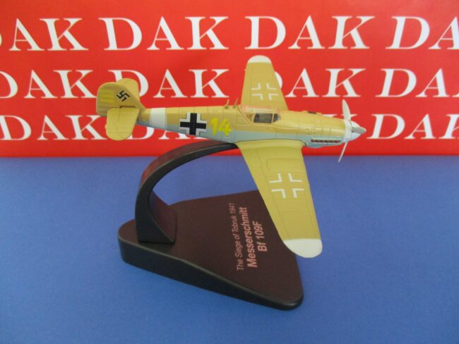 Die cast 1/72 Modellino Aereo Aircraft Messerschmitt BF 109F Tobruk 1941