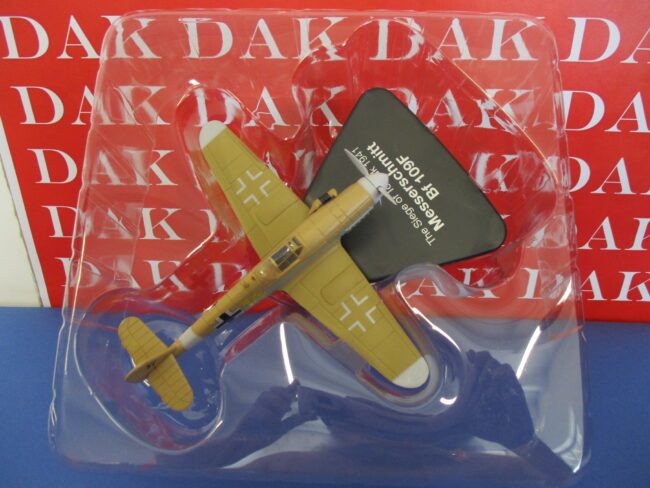 Die cast 1/72 Modellino Aereo Aircraft Messerschmitt BF 109F Tobruk 1941 - immagine 4