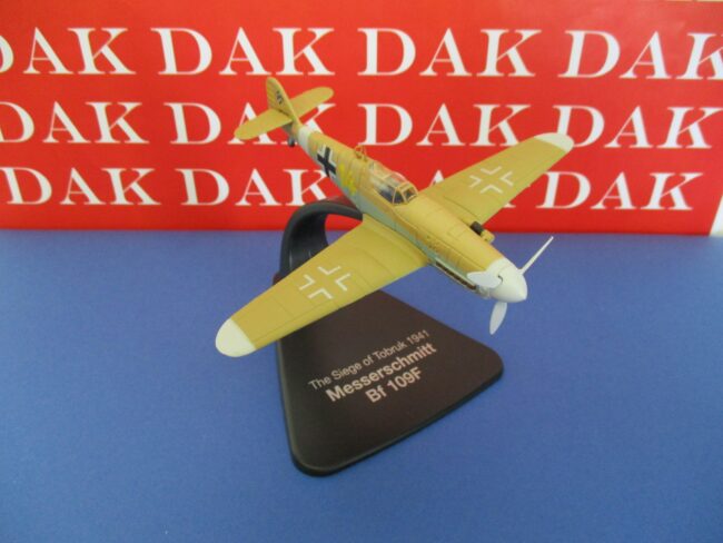 Die cast 1/72 Modellino Aereo Aircraft Messerschmitt BF 109F Tobruk 1941 - immagine 2