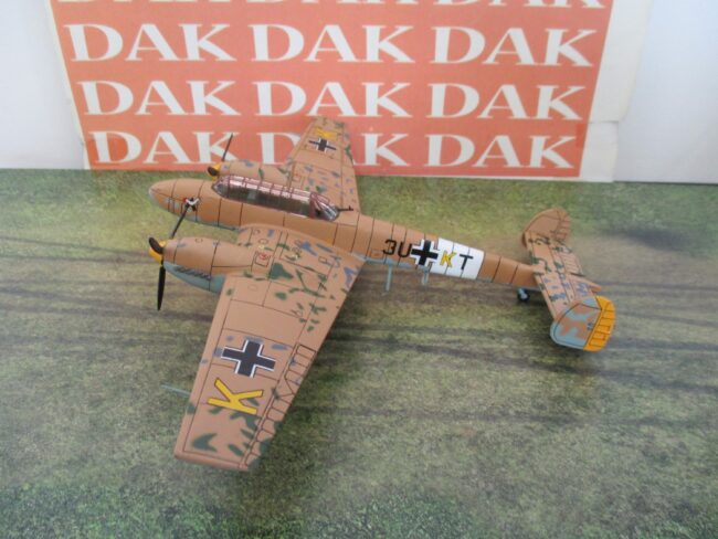 Die cast 1/72 Modellino Aereo Aircraft Messerschmitt BF 110D-3 North Africa 1941 - immagine 4