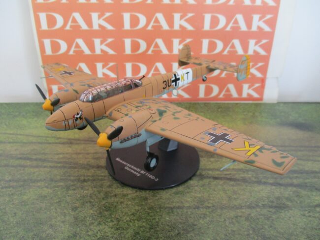 Die cast 1/72 Modellino Aereo Aircraft Messerschmitt BF 110D-3 North Africa 1941