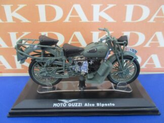 Die cast 1/24 Modellino Moto Guzzi Alce Biposto Regio Esercito by Starline