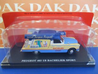 Die cast 1/43 Modellino Auto Pubblicitaria Peugeot 403 U8 Bachelier Sport