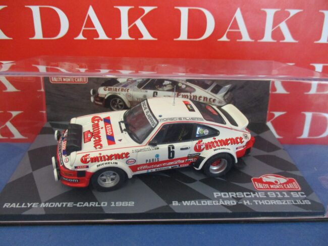 Die cast 1/43 Modellino Auto Porsche 911 SC Rally Monte Carlo 1982 B. Waldergard - immagine 4