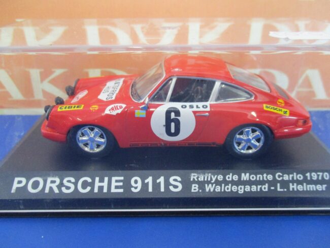 Die cast 1/43 Modellino Auto Porsche 911S Rally Monte Carlo 1970 B.Waldegaard HB - immagine 4