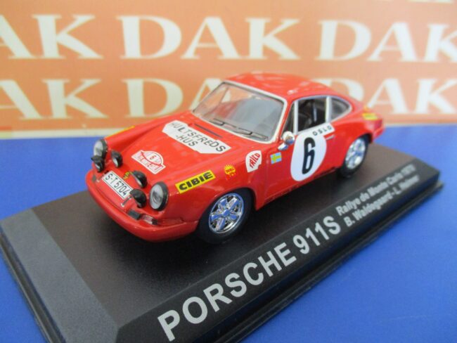 Die cast 1/43 Modellino Auto Porsche 911S Rally Monte Carlo 1970 B.Waldegaard HB - immagine 2