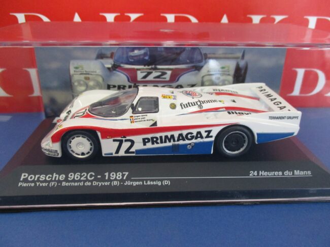 Die cast 1/43 Modellino Auto Porsche 962C Primagaz N72 24H Le Mans 1987 - immagine 4