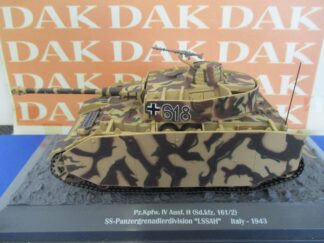Die cast 1/43 Modellino Carro Armato Pz.Kpfw.IV Ausf.H SS Pz Grenadier Div LSSAH