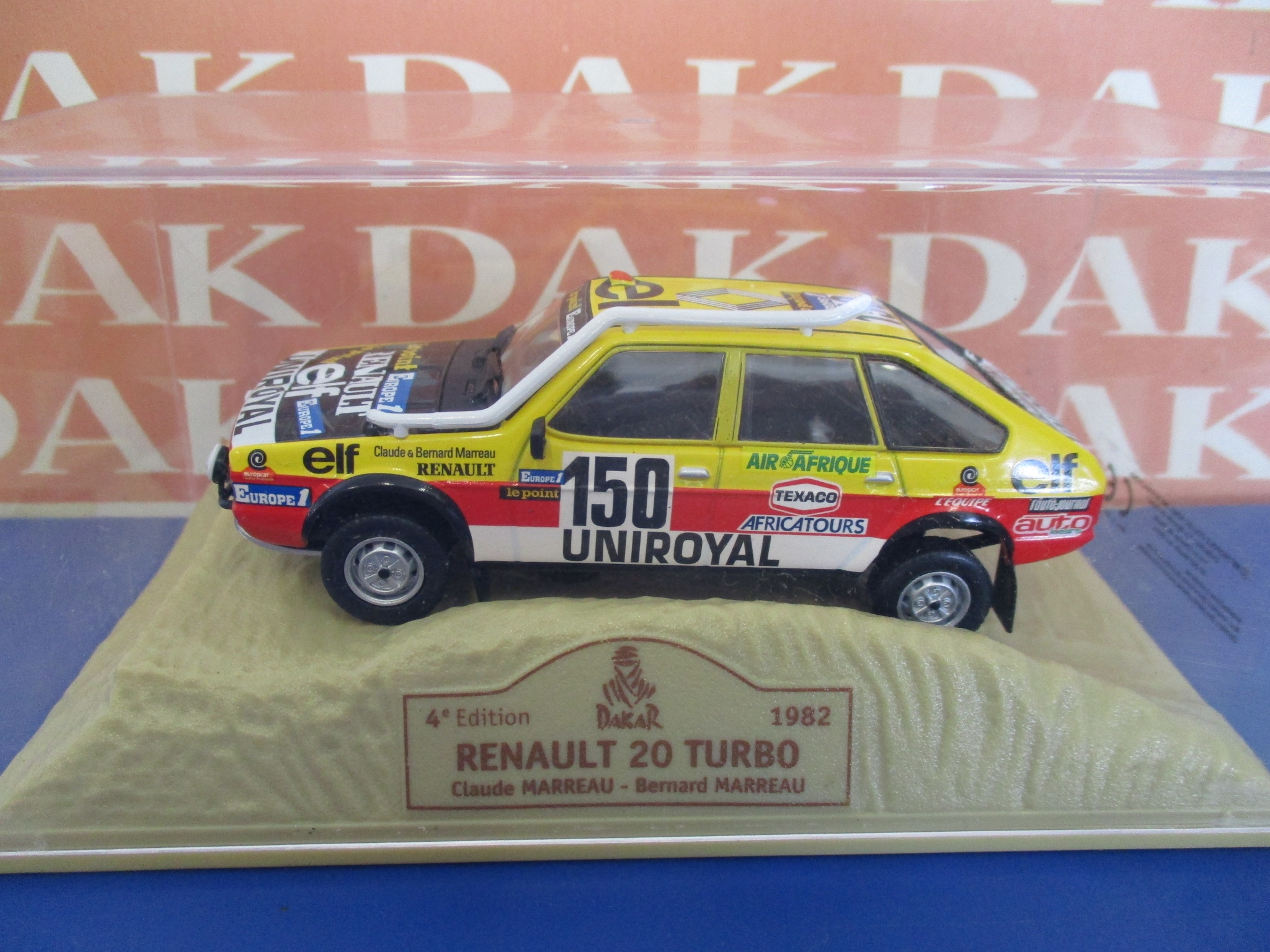 Renault 20 turbo rallye paris dakar 1982 norev 1:43 1er 