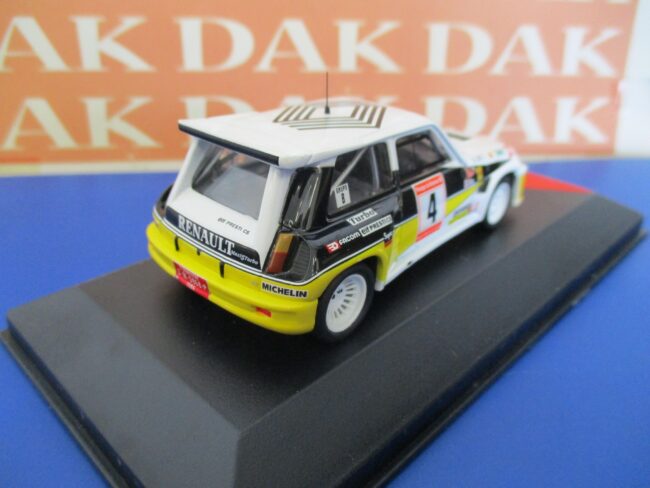 Die cast 1/43 Modellino Auto Renault 5 Maxi Turbo Rally Asturia 1986 C.Sainz - immagine 3