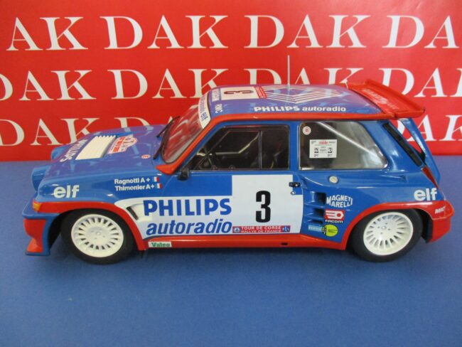 Die cast 1/18 Modellino Auto Renault 5 Maxi Turbo Tour de Corse 1985 J. Ragnotti - immagine 2