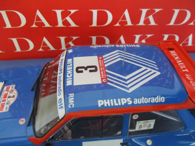 Die cast 1/18 Modellino Auto Renault 5 Maxi Turbo Tour de Corse 1985 J. Ragnotti - immagine 4
