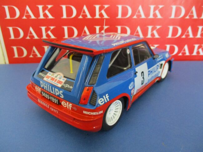 Die cast 1/18 Modellino Auto Renault 5 Maxi Turbo Tour de Corse 1985 J. Ragnotti - immagine 3