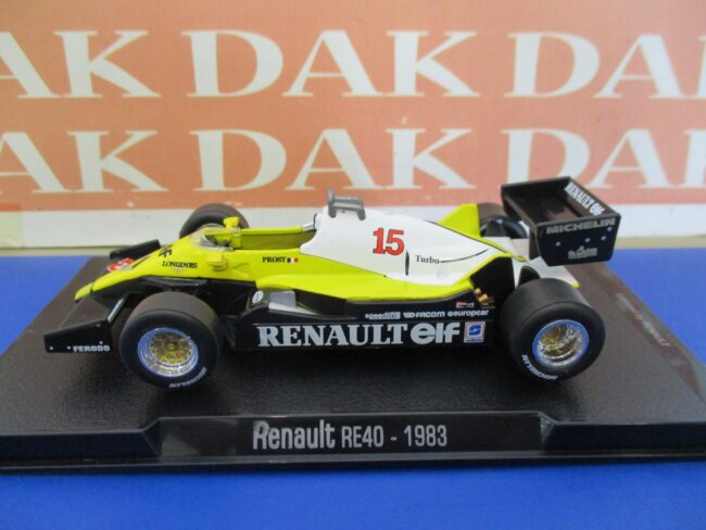 Die cast 1/43 Modellino Auto F1 Renault RE40 A.Prost 1983 - immagine 2