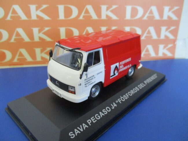 Die cast 1/43 Modellino Furgone Pubblicitario Sava Pegaso J4 Fosforos Pireneo