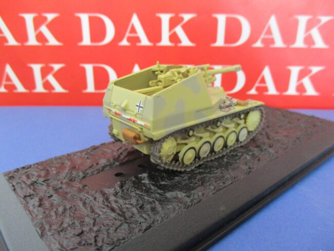 Die cast 1/72 Modellino Carro Armato Tank Sd.Kfz.124 Wespe SS Pz.Div.Wiking 1943 - immagine 3